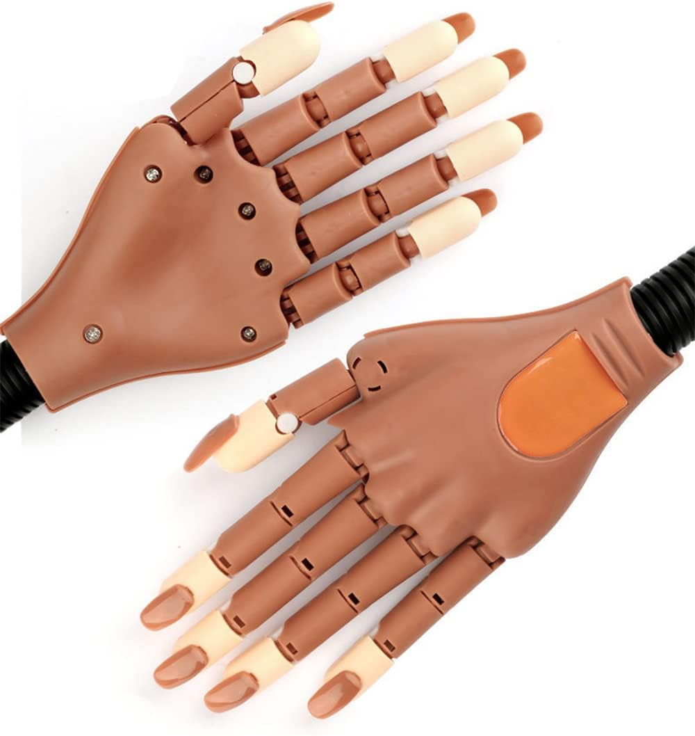 Nail Design Practice Hands, Finger Training, with 400 Fake Nails image number 3