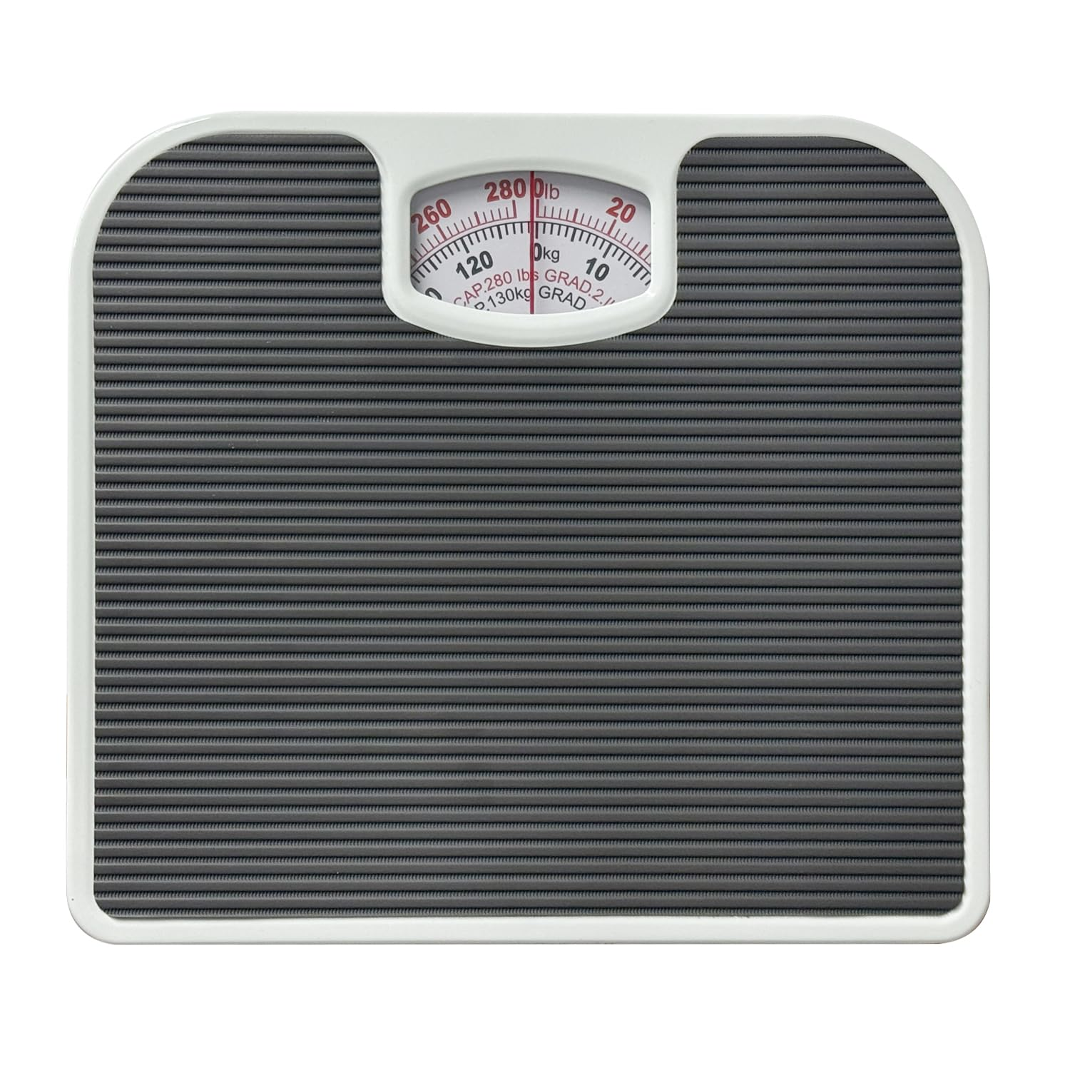 Chamgeco Analog Bathroom Scale, Mechanical Weight Scale with Large Dial, Non-Slip Surface, 130Kg/280Lb Capacity, Easy-To-Read, Durable & Accurate for Home Use image number 6