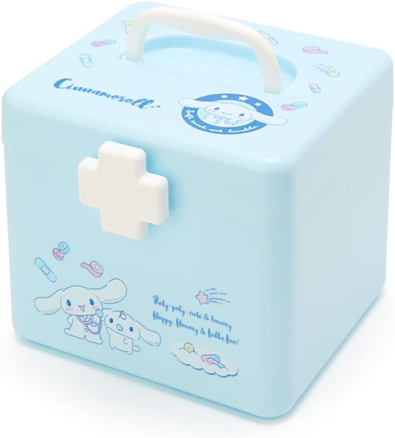 Sanrio 550710 First Aid Kit, Cinnamoroll, Cinnamoroll, Cold Protection, Character, 6.9 X 6.3 X 5.9 Inches (17.5 X 16 X 15 Cm) image number 2