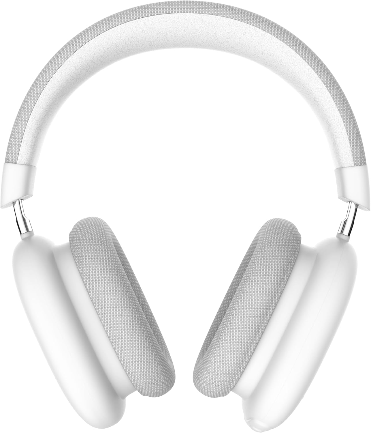 T'Nb Bounce Max - New Comfortable round Bluetooth Headphones Stereo Sound with Built-In Microphone and up to 50 Hours Battery Life - White image number 3
