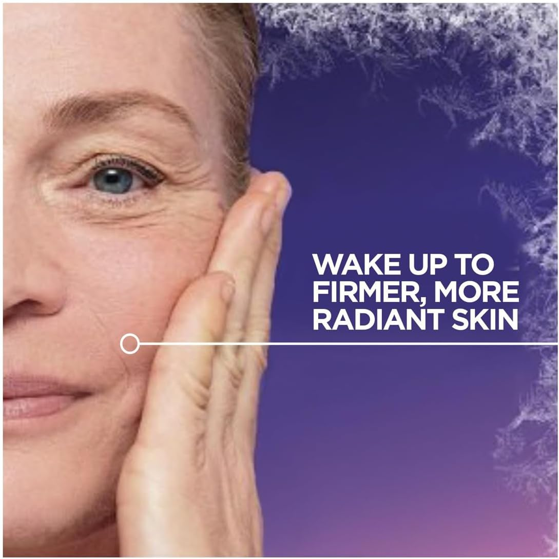 L'Or&eacute;al Paris Night Cream, Radiant Rosy Skin, for Mature to Dull Skin, Enriched with Calcium B5 and Peony Polyphenols, Age Perfect Golden Age, 50Ml image number 5