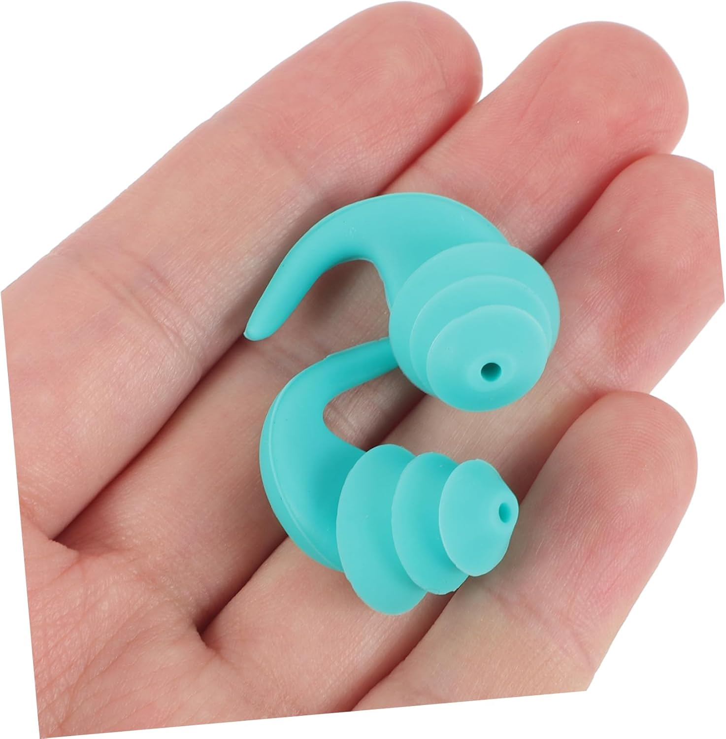 OSALADI Silicone Ear Plugs for Sleeping Noise Reduction and Concert Use Reusable Noise Cancelling Earbuds for Adults Waterproof Swimming Ear Plugs image number 3