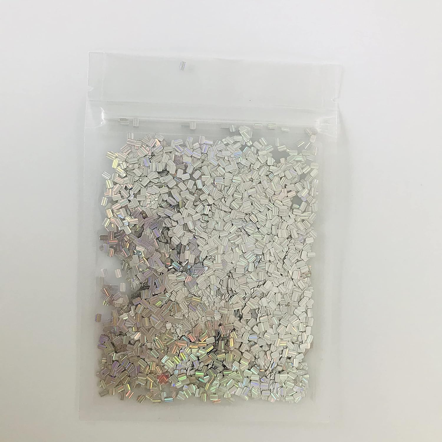 10 Grams/Pack - Stripe Rectangles Glitter - Festival Rave Beauty Nail Art Decoration T100 - B0101-3Mmmoons-10Gp image number 4