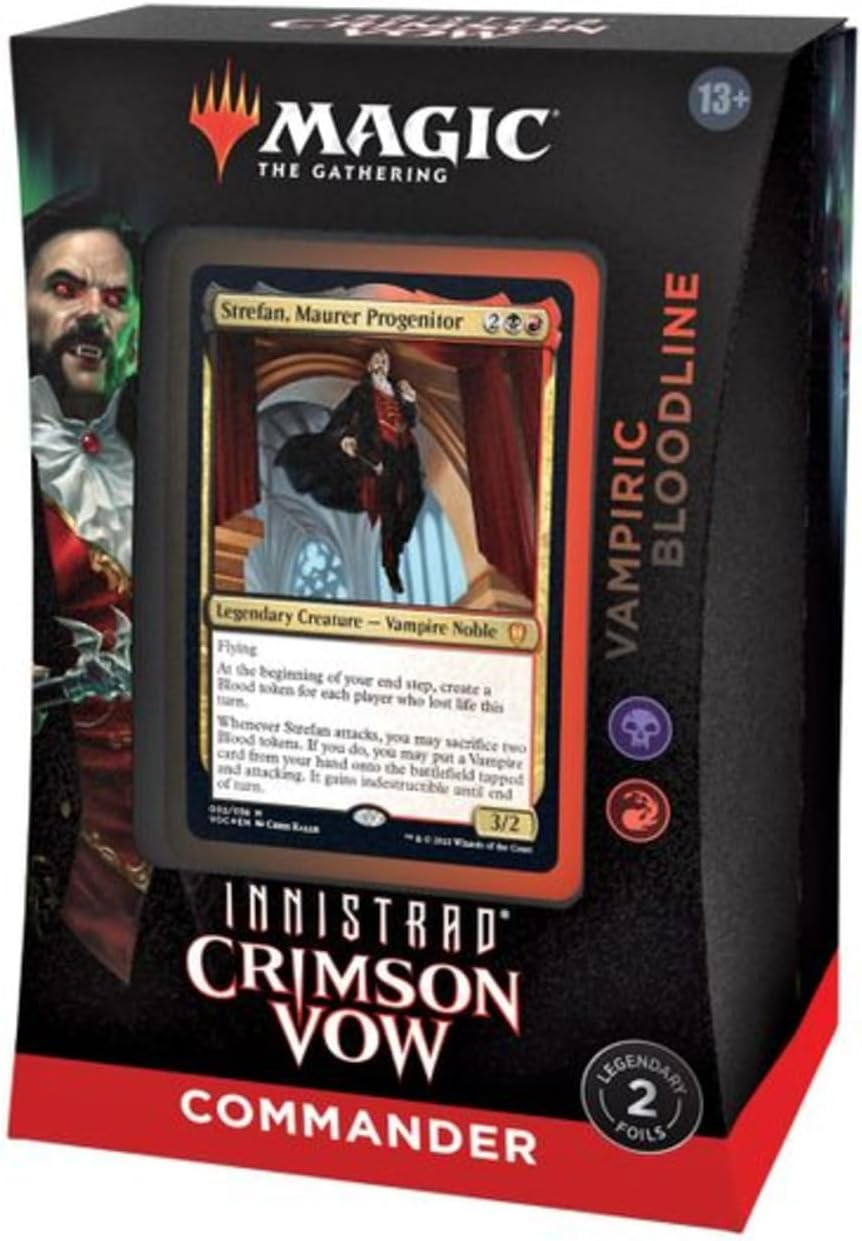 Wizards of the Coast Magic the Gathering Innistrad Crimson Vow Commander Decks (4 Decks per Display)