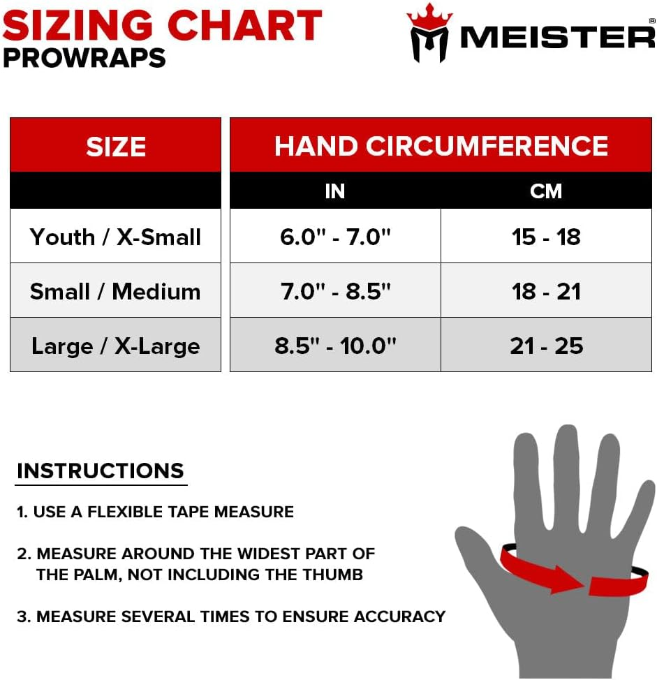 Meister MMA Gel-Padded Prowrap Hand Wraps (Pair) - Boxing, MMA, Training/Sparring - Black image number 5