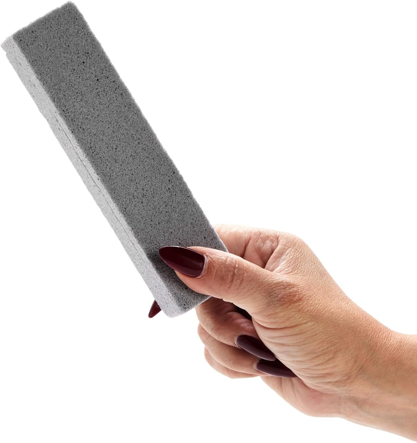 Pumice Stone for Cleaning - 12-Pack Pumice Scouring Sticks, Pumice Stick Cleaner for Removing Toilet Bowl Ring, for Kitchen, Bath, Pool, Household, Grey, 5.9 X 1.4 X 0.9