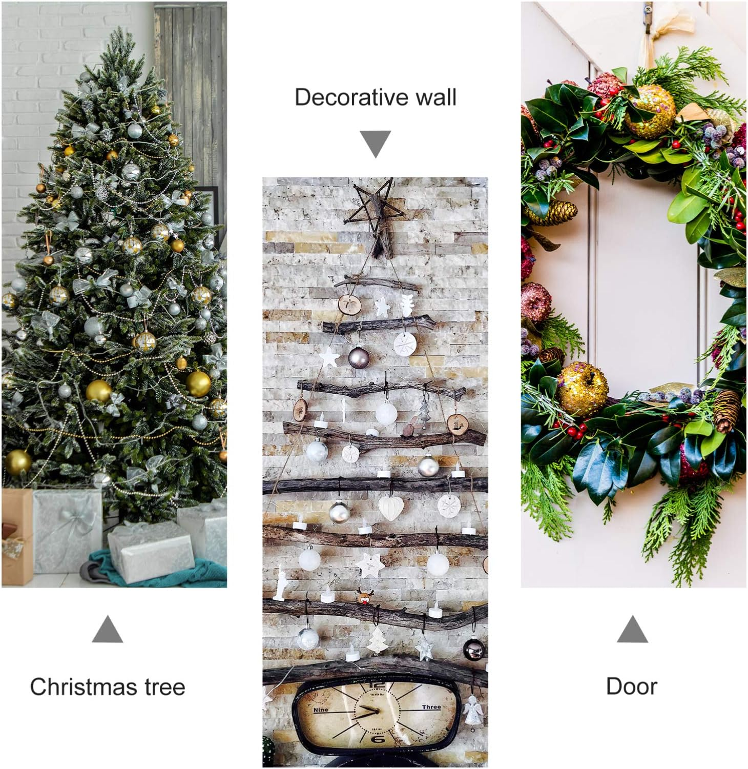 Abaodam 100Pcs Christmas Tree Hanging Ornaments Candy Pendants for Christmas Decorations Peppermint for Holiday Parties Birthdays Weddings and More image number 5