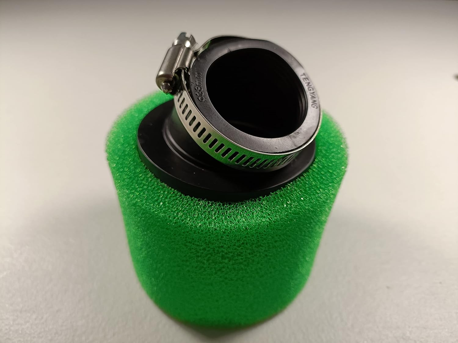 GREEN 37MM 38MM BENT ANGLED FOAM AIR FILTER POD PIT QUAD DIRT BIKE ATV BUGGY image number 4