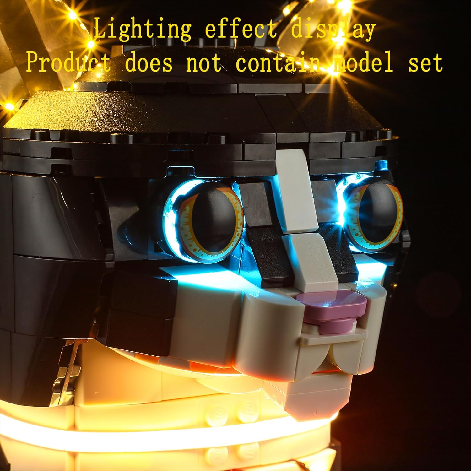 GEAMENT LED Light Set - Compatible with  Ideas 21349 Tuxedo Cat (Model Set Not Included) - Lighting Kit for Teen, Young Adult - Includes Standard LED Lighting Kit, Battery Box, User Manual