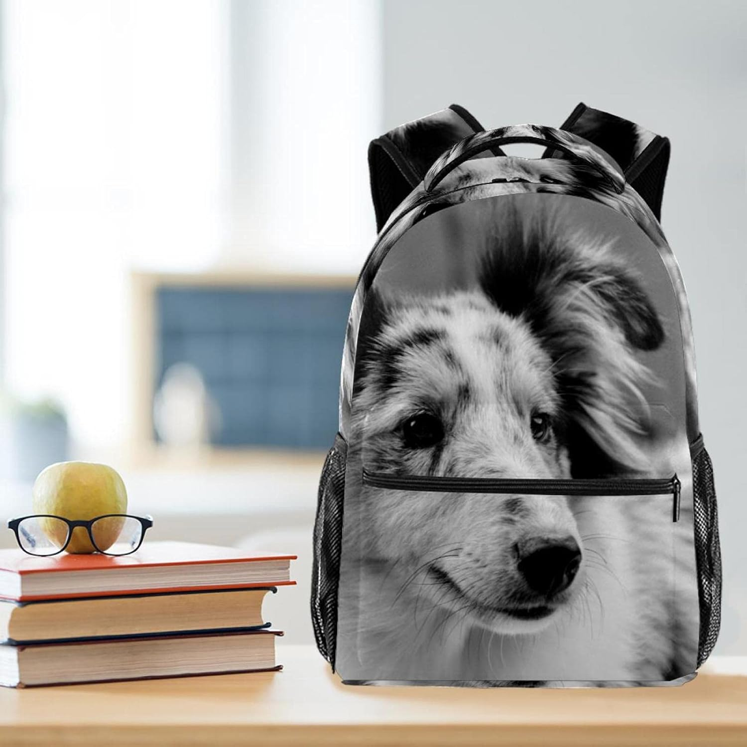 Dog Backpack Students Shoulder Bags Travel Bag College School Tote Backpacks image number 5