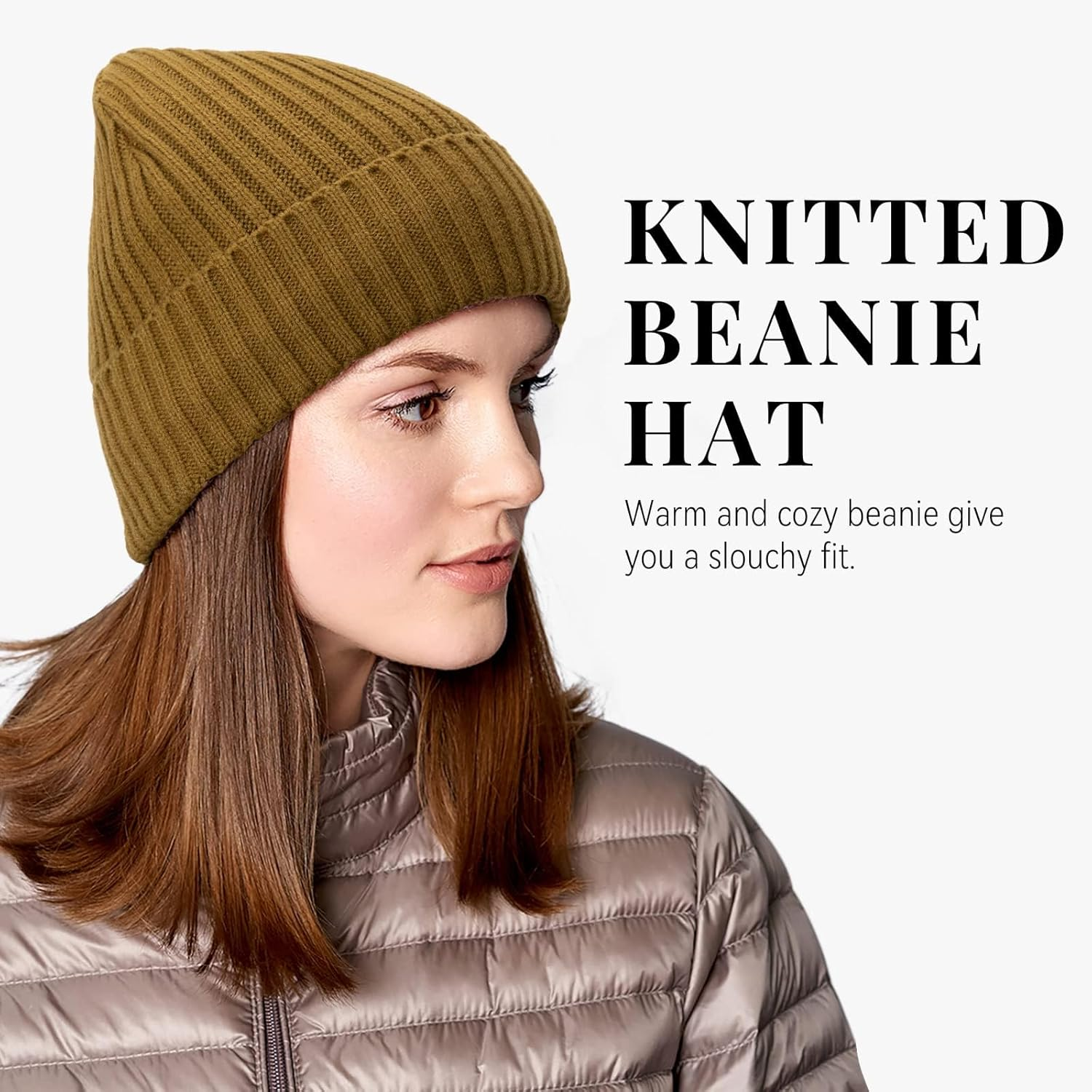 OZERO Winter Beanie Hat Warm Knit Skull Cap Thermal Thick Polar Fleece Snow Cap for Men and Women image number 4