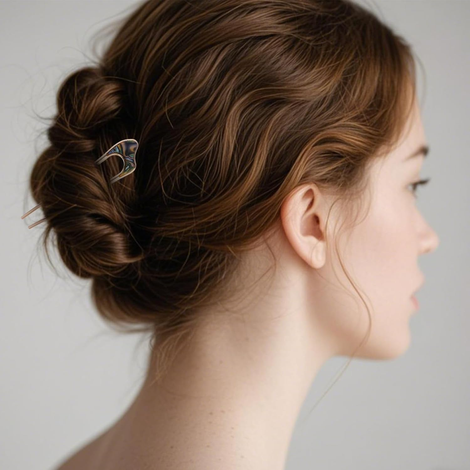 EXIPSAT Set of 8 Hair Clips, U-Shaped Hair Clips, Hairpins, Various Styles, Headdress for Women image number 5