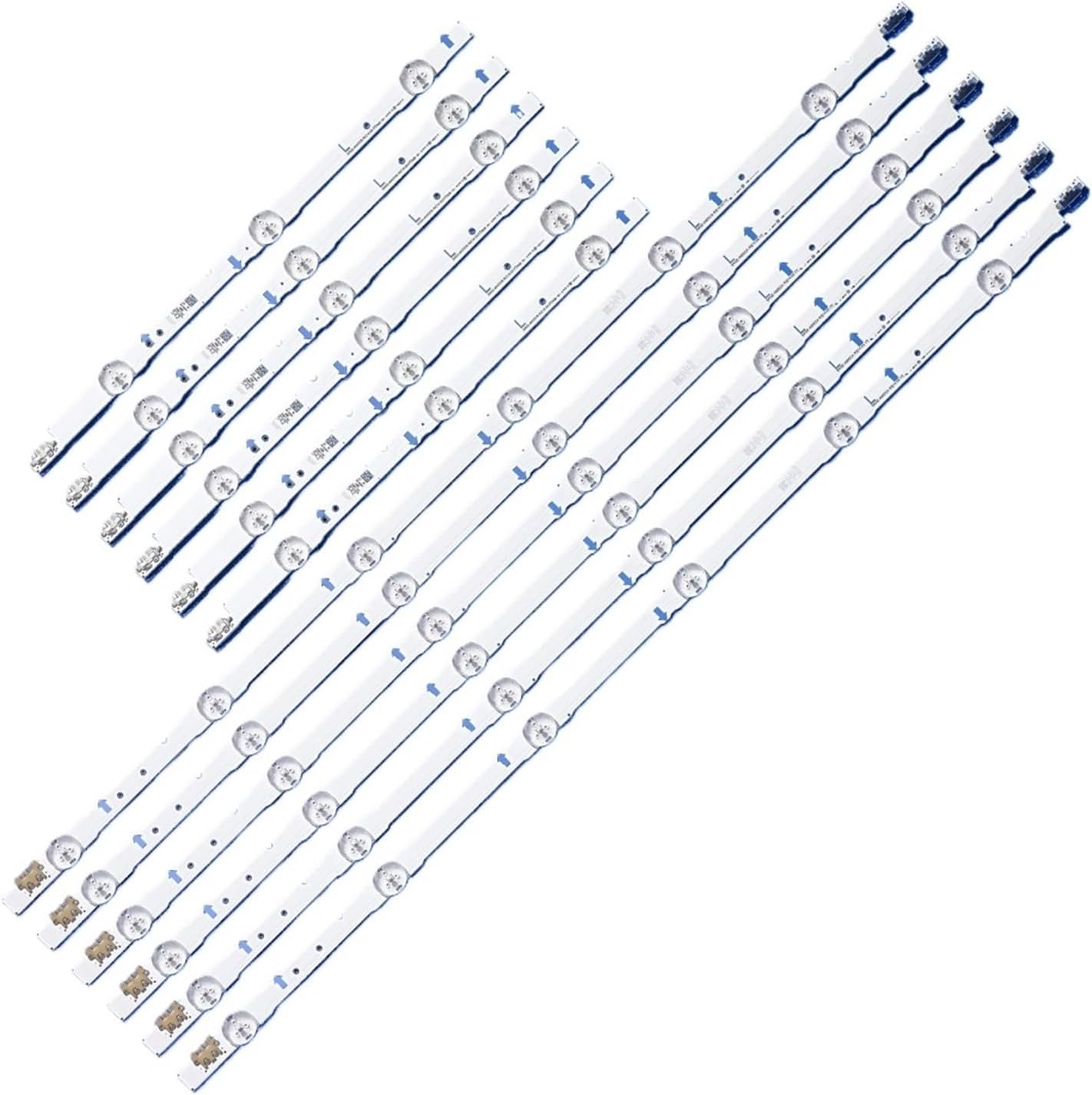 KBCTFWP 12 Pcs/Set LED Backlight Strip Fit for Samsung UE48H6400 UE48J5600 UE48J5600 UE48H5000 UE48H5500 UE48H6200AK D4GE-480DCA 480DCB-R3 image number 1