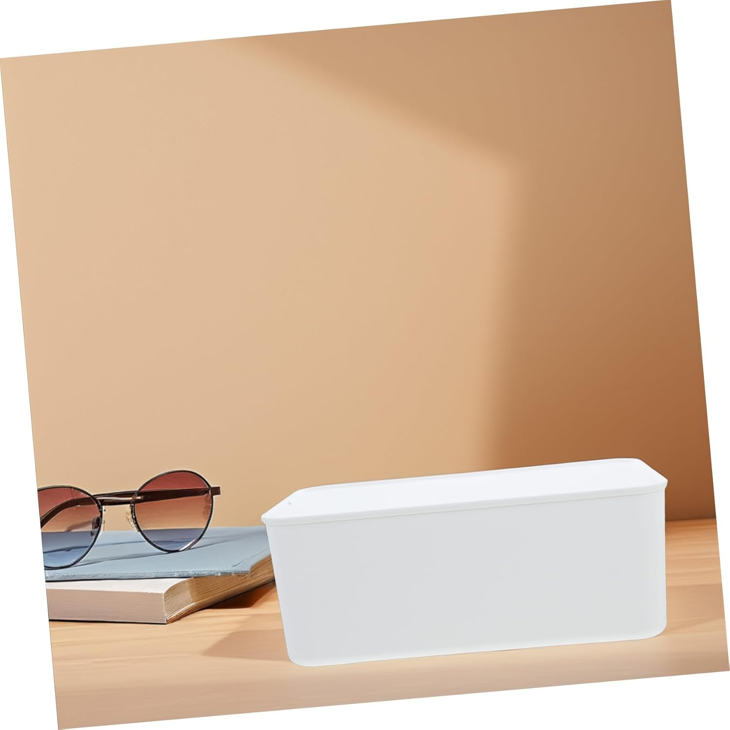 ARTIBETTER Facial Tissue Box Wipes Storage Container Lid Compact Wipes Dispenser for Kitchen Easy to Maintain image number 6