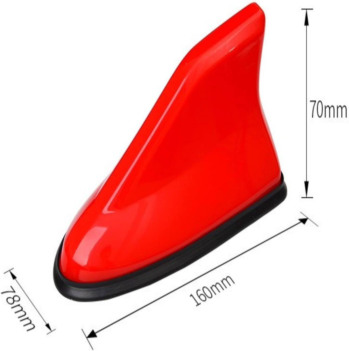 Shark Fin Aerial,Car Aerials, Car Shark Fin Antenna for Audi A1 A3 A4 B6 B8 B9 A3 A5 A6 A7 A8 Q2 Q7 Q3 Q5 R8 S5 S6 S7 S8, AM/FM/DAB Roof Car Radio Car Aerial Mast Enhanced Signal Car Accessories,A (C - C image number 7
