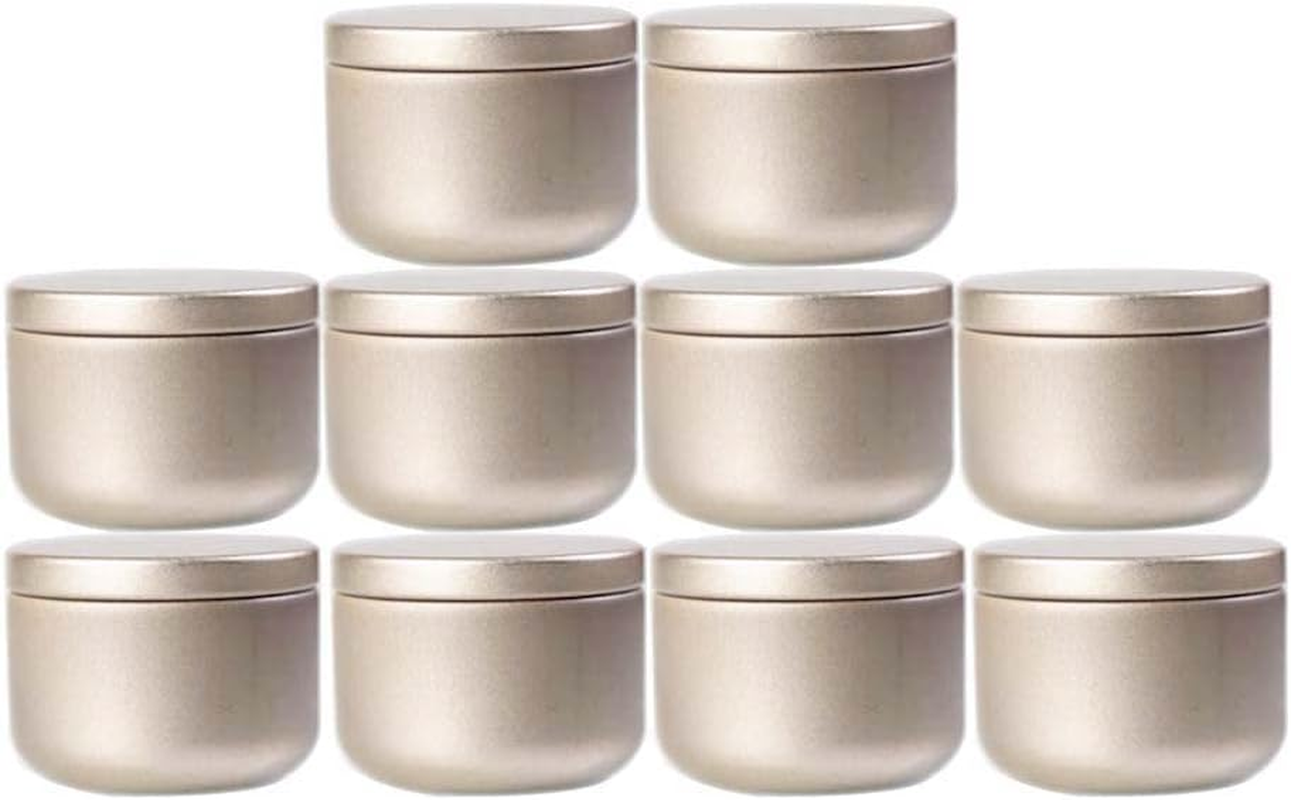 Mnixy 20 Pack 50Ml Pink Aluminum Candle Jars with Sliding Lids, Round, Solid, Snap Closure, High Temp Resistant, Reusable, DIY Candle Making, Crafts, Gift, Tea Candy Storage