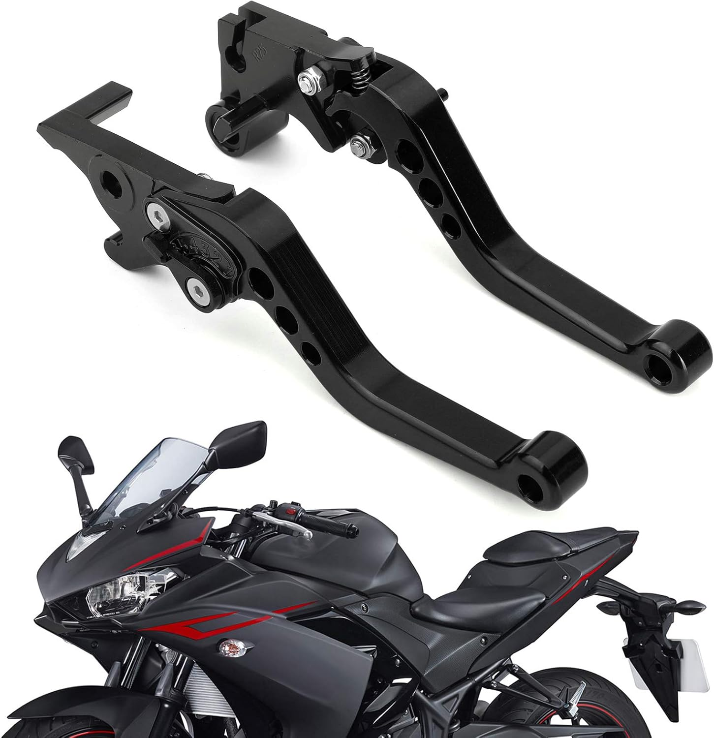 Areyourshop Brake Clutch Levers for YA-MA-HA YZF R3 R25 MT 25 2015-2017 image number 6
