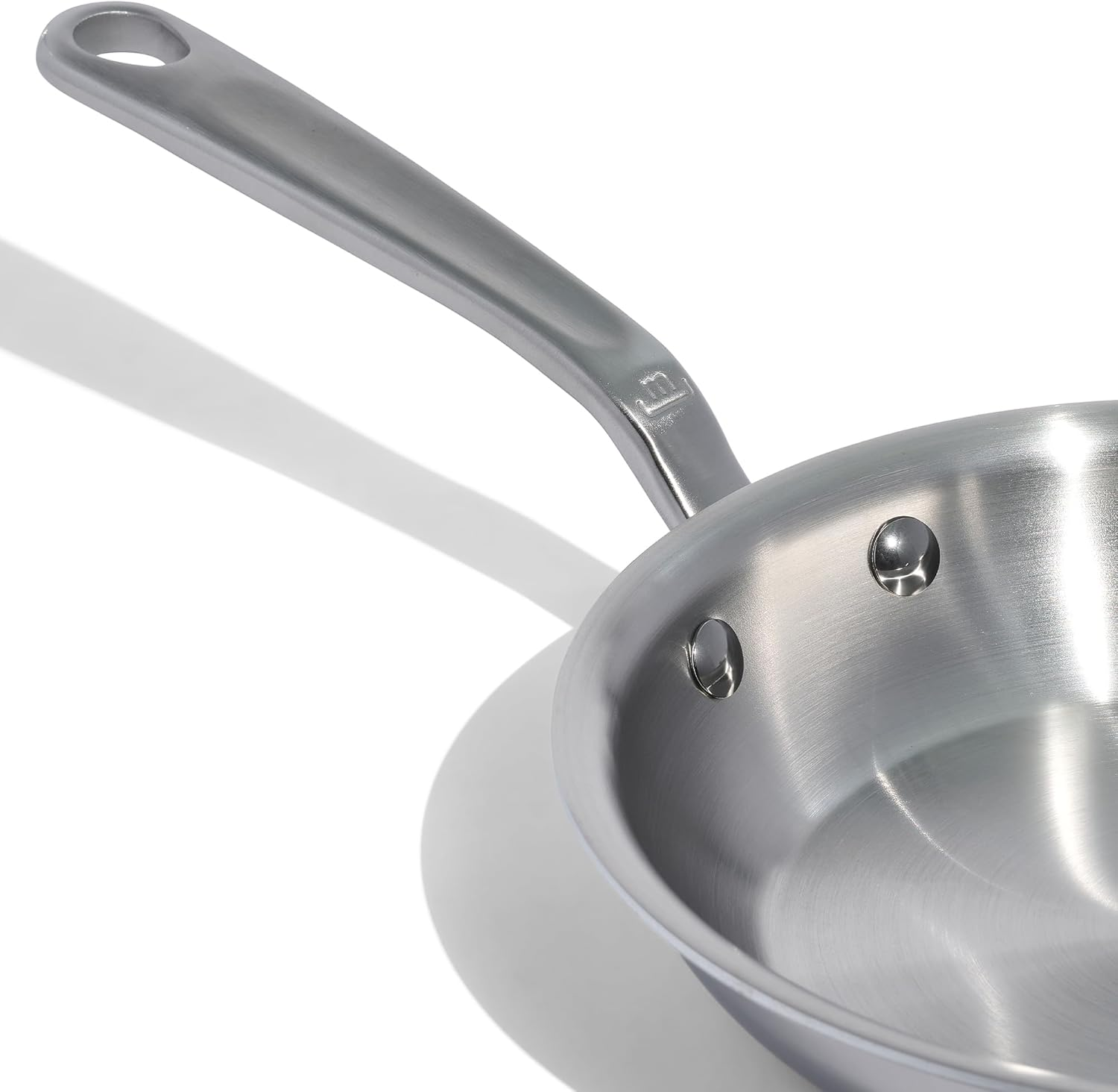 Made in Cookware - 8-Inch Stainless Steel Frying Pan - 5 Ply Stainless Clad - Professional Cookware - Crafted in Italy - Induction Compatible image number 4