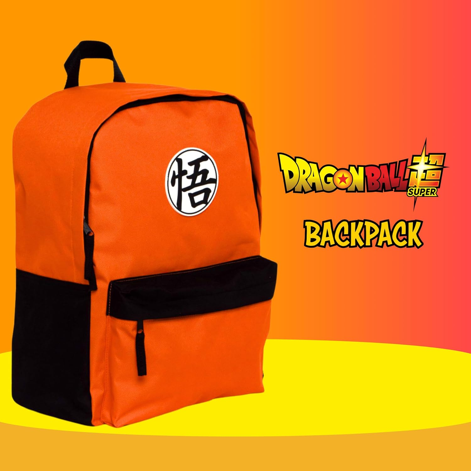 Dragon Ball Z Backpack for Boys, School Backpack in Classic Design, Youth Backpack, Travel Backpack, Gift for Children and Teenagers, Orange, 41 X 31 X 15 CM image number 2