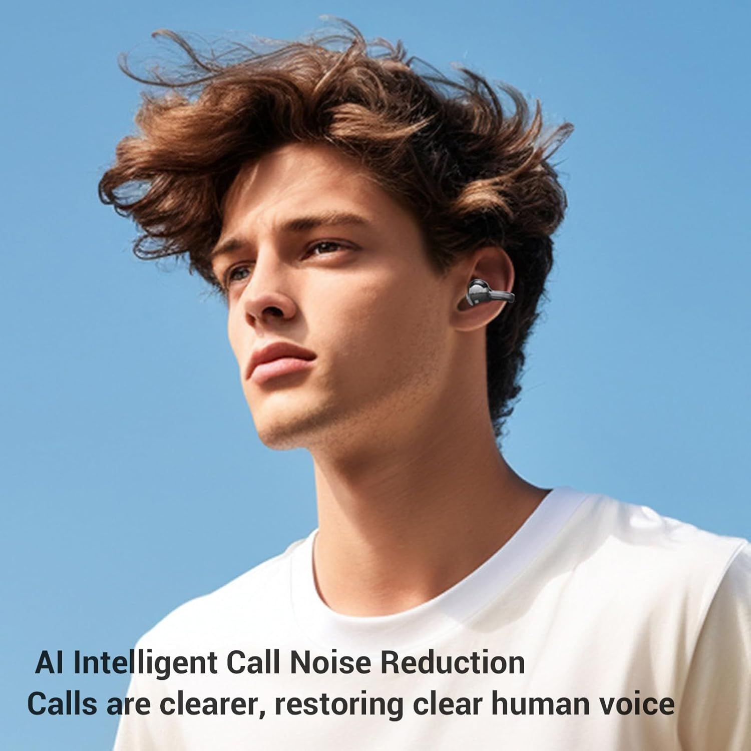 Depisuta AI Translator Earbuds Real Time, Bone Conduction Wireless Translation Headphones with 144 Languages & 4 High-Accuracy Translation Modes, for Business Travel Learning image number 1