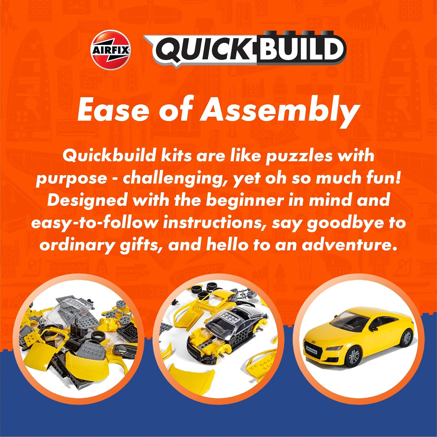 Airfix Quickbuild Eurofighter Typhoon Snap-Together Construction Kit Plastic Model Building Kit