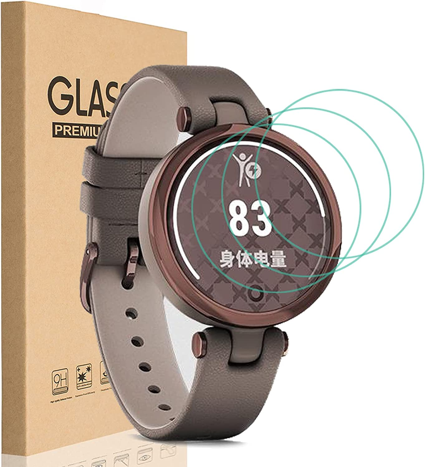 [3 Pack] for Garmin Lily/Lily 2 TPU Screen Protector Guard Film No Bubbling Scratch Resistant Full Edge to Edge Coverage Screen Covers for Garmin Lily, Lily 2 image number 1