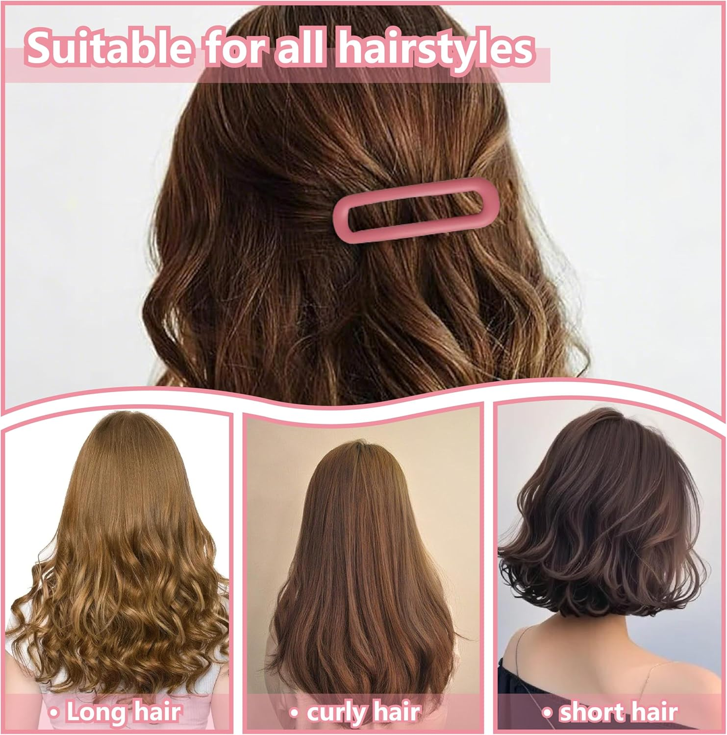 OYIWINMI Women'S Hair Clips, Pack of 15, Hair Clips Girls, Small Hair Clips for Thick, Thin and Fine Hair image number 4