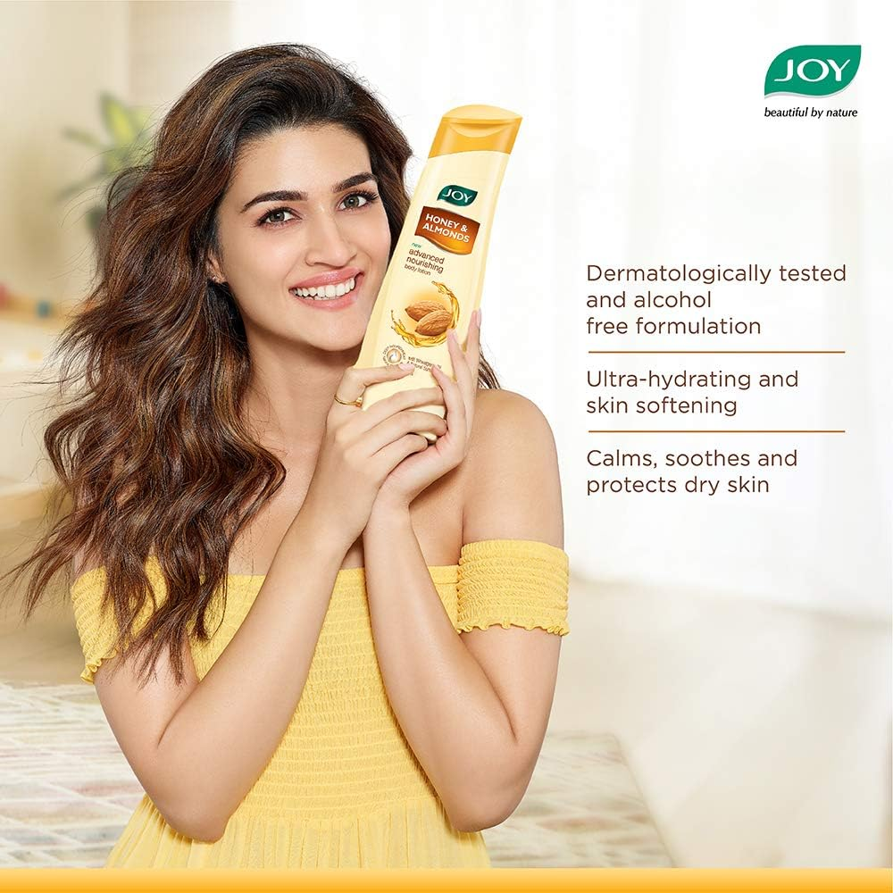 JOY Honey and Almonds Advanced Nourishing Body Lotion for Normal to Dry Skin - 100Ml image number 2