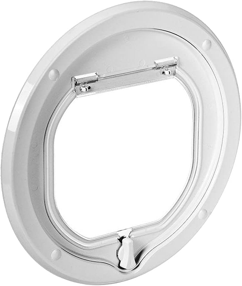 Pet-Tek Glass Fitting Original Cat Door, White image number 3
