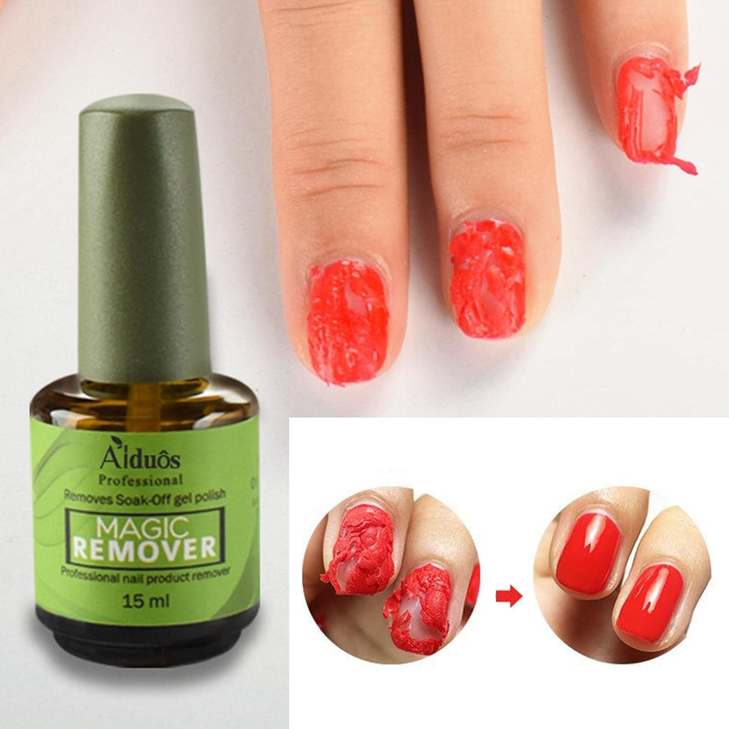 Nail Polish Remover,Professional Easily Quickly Removes Soak-Off for Gel Nail Polish image number 3