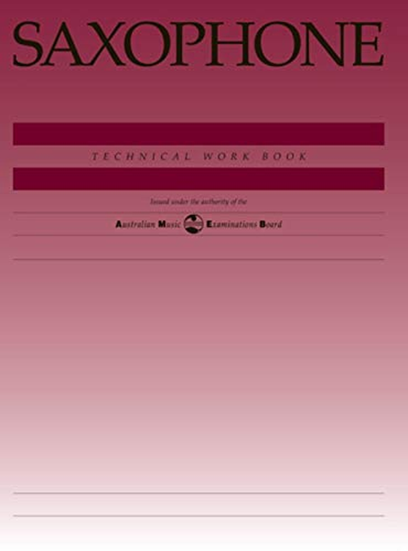AMEB Saxophone Technical Workbook 1997 image number 1