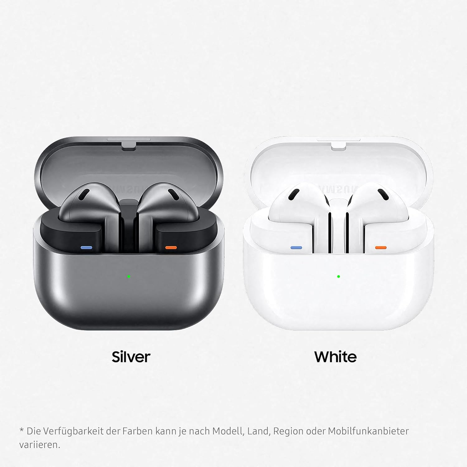 Samsung Galaxy Buds3 Wireless Bluetooth Headphones, Active Noise Cancelling (ANC), Adaptive Noise Cancelling, In-Ear Headphones with 360 Audio, Silver, Includes Anymode Clear Case