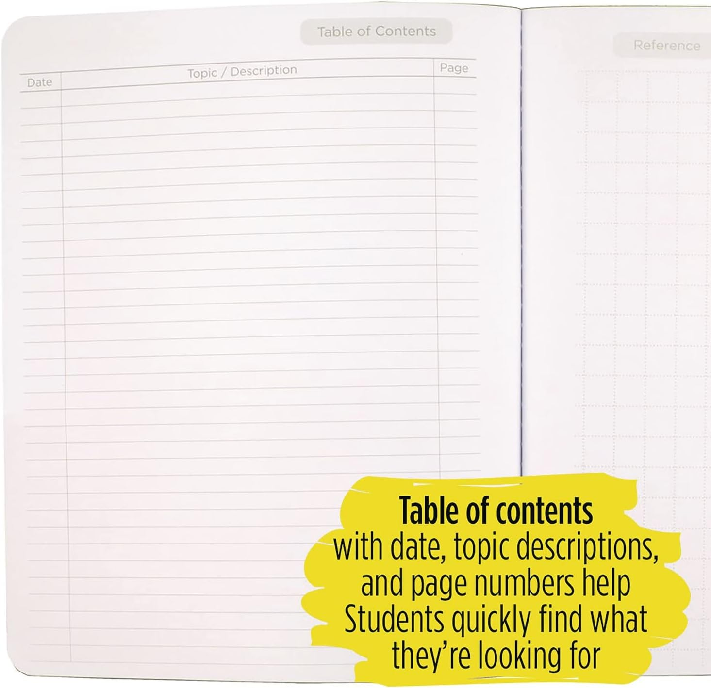 Five Star Interactive Notetaking Composition Books, 3 Pack, 1-Subject, College Ruled Paper, 11" X 8-1/2", 100 Sheets, Assorted Colors (38610) image number 6