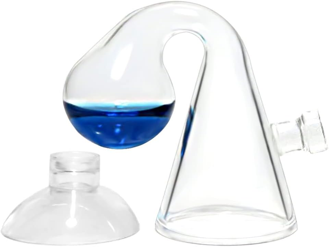 Yagote CO2 Diffuser, Nano CO2 Diffuser Glass Reactor for Aquarium Planted Tank (CO2 Diffuser)