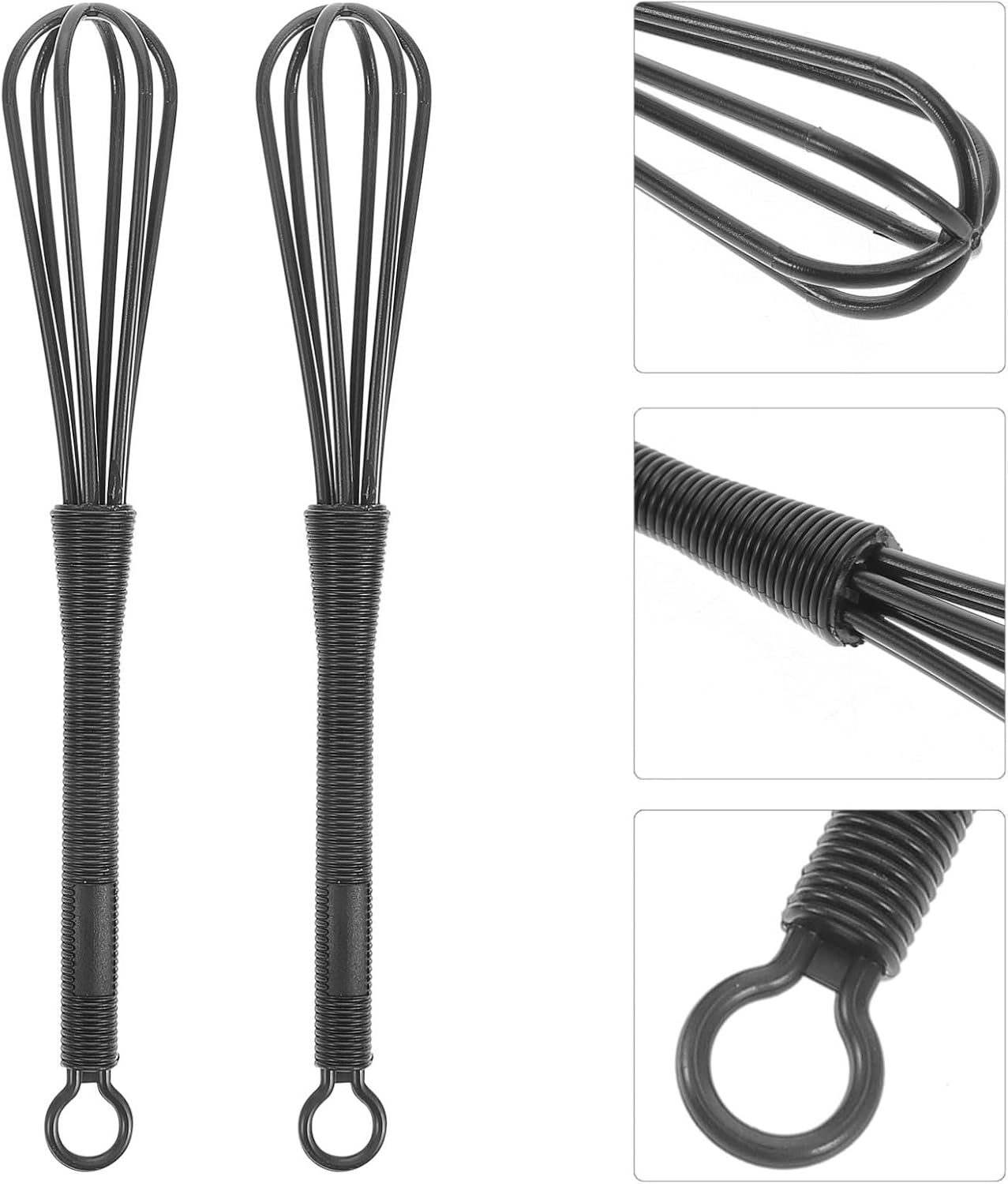 Healvian 5 Pcs Mini Plastic Hair Salon Paint Hair Egg Mixing Tool image number 2