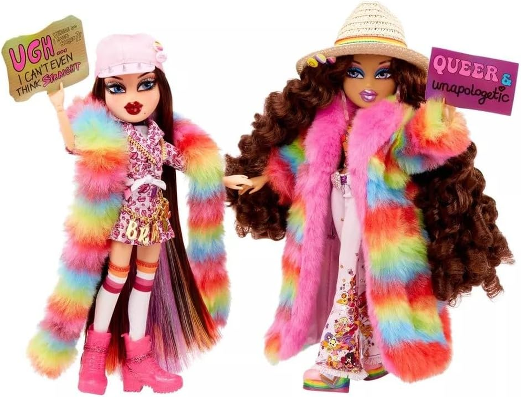 Bratz X Jimmypaul Special Edition Designer Pride 2-Pack Couple Roxxi and Nevra Fashion Dolls, Multicolor image number 3