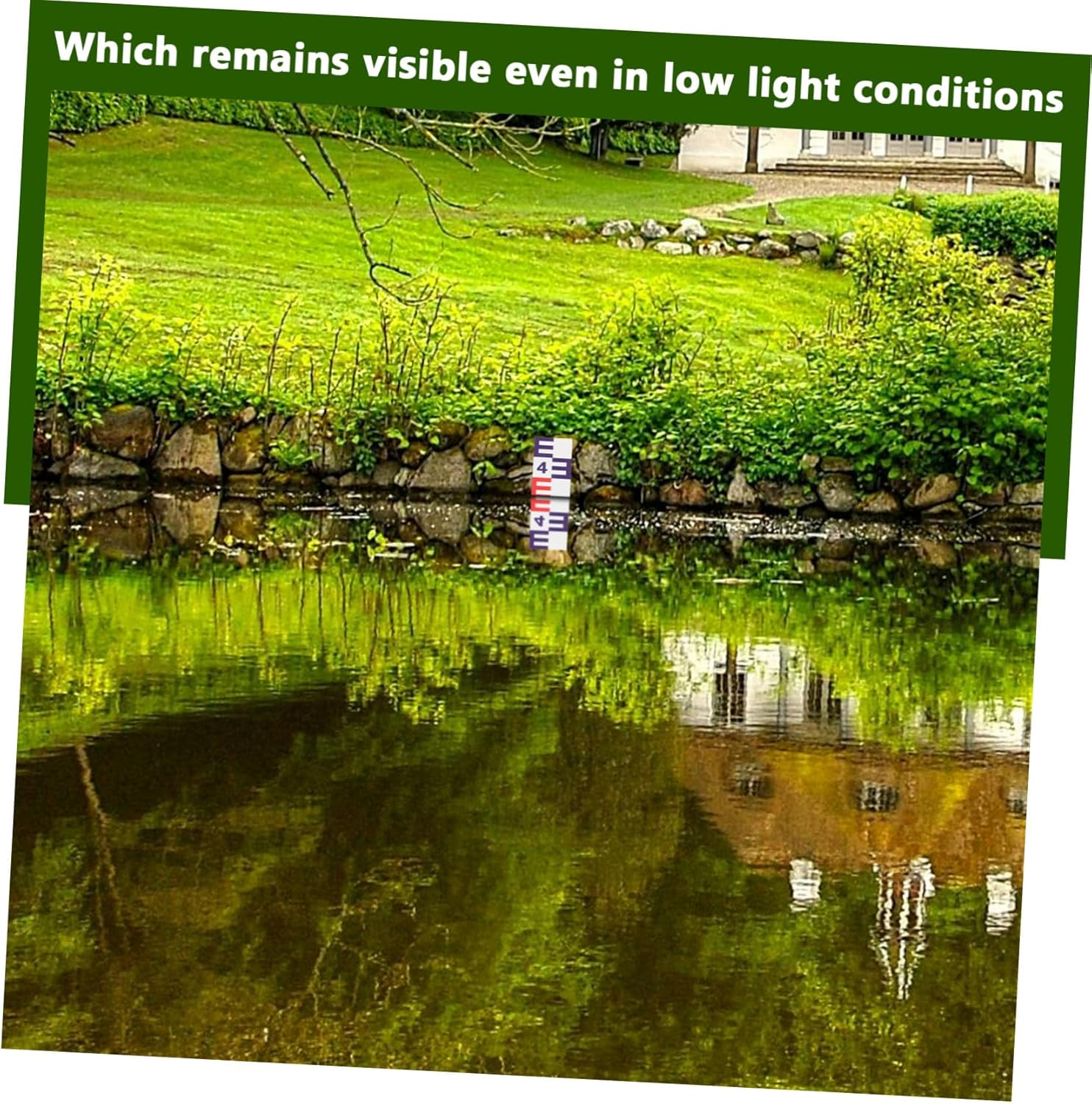 DECHOUS Water Level Indicator for Pool Water Level Gauge Sticker Self-Adhesive Decal for Pool image number 3