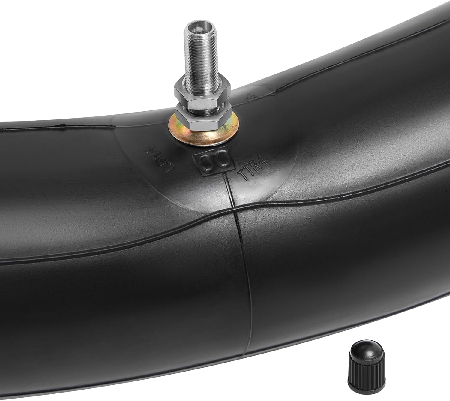 Paowin 2Pcs 3.00-12 Tube,80/100-12 Tube,Tr4 Valve,3.00-12 Heavy Duty Motorcycle Inner Tubes Compatible with 3.00-12 80/100-12 Dirt Pit Bike/Motorcycle/Mini Motorbike Front Rear Tire,Pn-007 image number 3