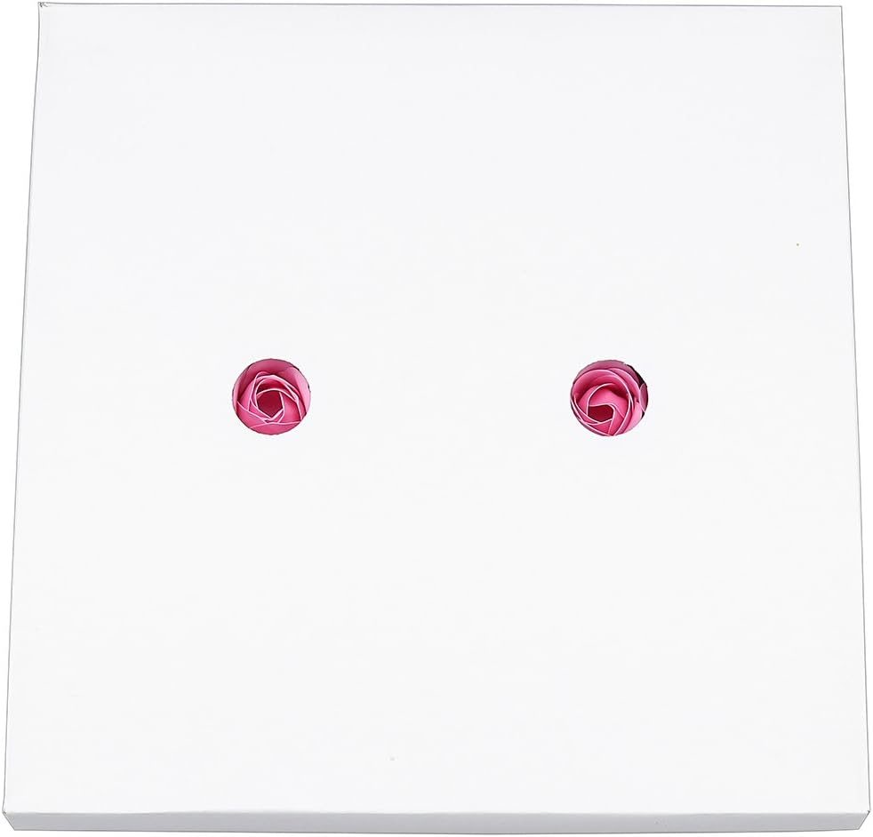 HOUSWEETY 81Pcs Bath Soap Rose Flower, Floral Scented Rose Petal Bouquet image number 1