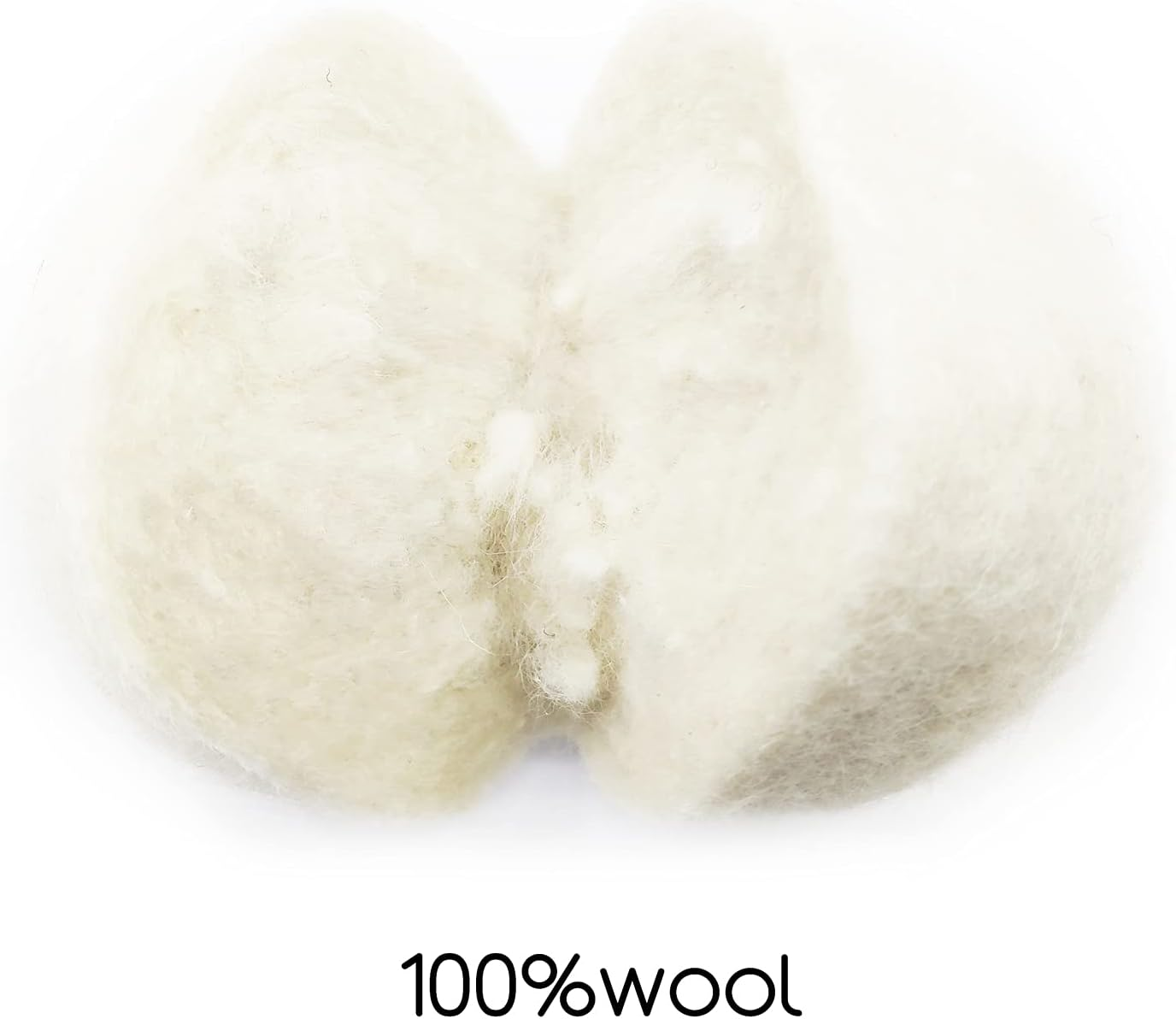 Lauterye Wool Dryer Balls 6-Pack 100% Made of Organic New Zealand Wool,Natural Fabric Softener,Reusable,Hypoallergenic,Chemical-Free,Anti-Static,Lint-Free, Odorless，A Mother'S Love Never Changes. image number 3