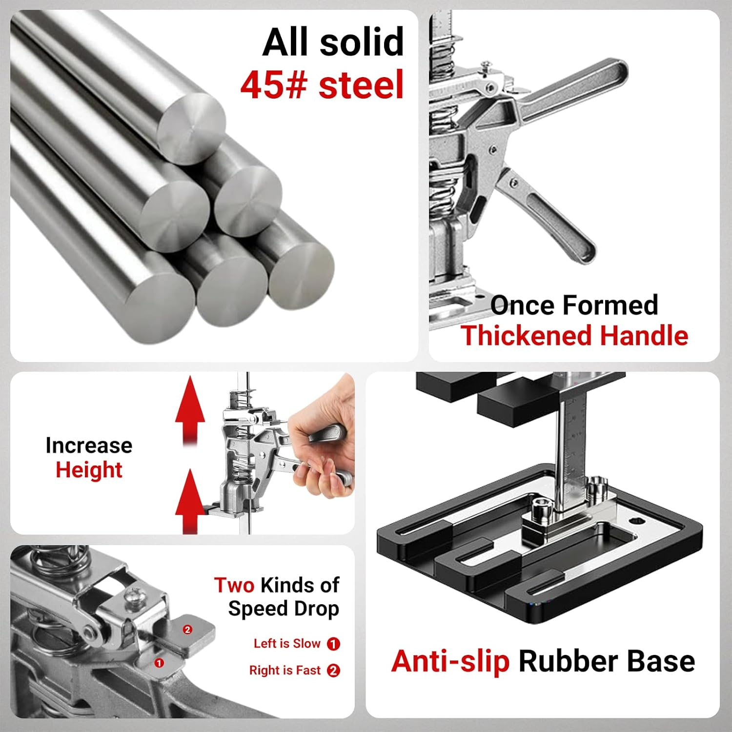 USOR 2Pack Labor Saving Arm Jack, Furniture Lifter Hand Lifting Tool Jack, Jacks for Furniture, Heavy Load Furniture Lifter, 440LB Arm Jack for Doors, Drywall, Woodworking image number 3