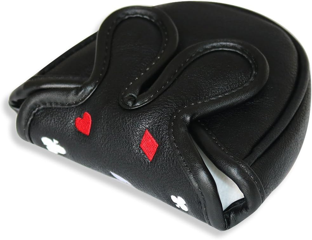 Craftsman Golf Joker Poker Game Clown Mallet Putter Cover Headcover image number 5