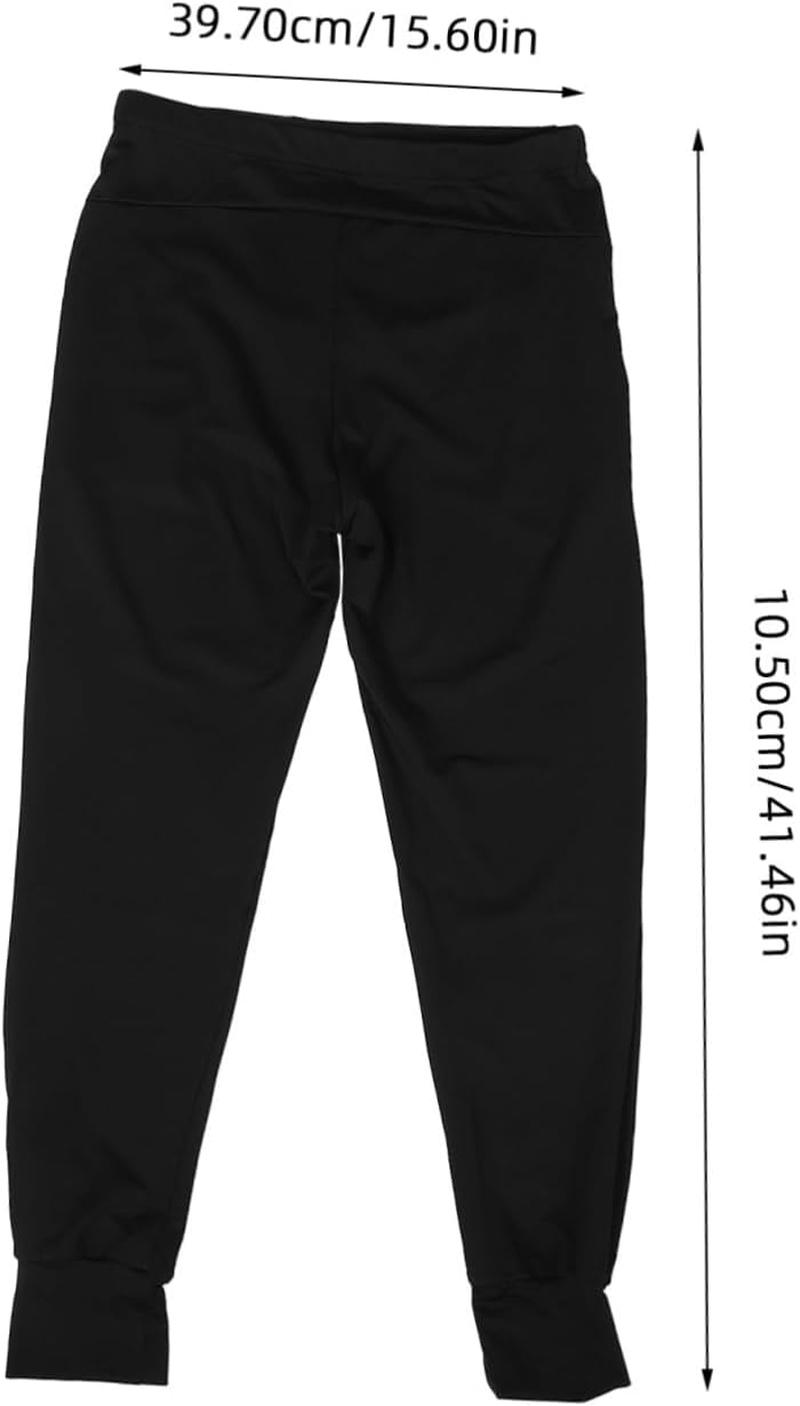 Maternity High Waisted Leggings Seamless Pregnancy Pants Breathable Summer Workout Clothes for Women Gym and Yoga Comfort Leggings Black L image number 5