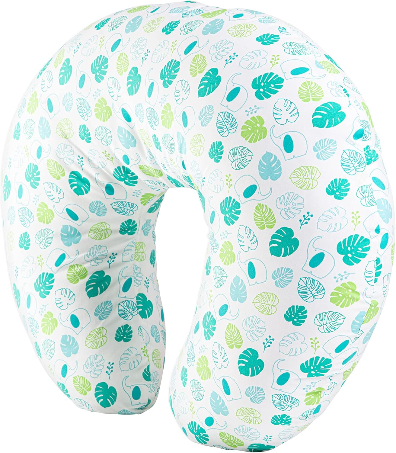Dr. Brown'S Removable Cover for Breastfeeding Pillow for Nursing Mothers, Machine Washable, Cotton Blend, Green - Grey image number 2
