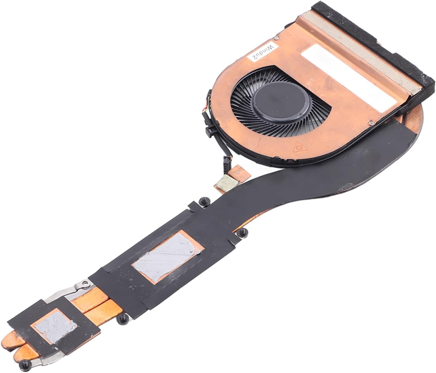 Laptop CPU Cooling Fan, Heat Dissipation Aluminium Alloy ABS Brass CPU Cooling Fan Module for T480 T470 01YR200 01YR202 Laptop image number 2