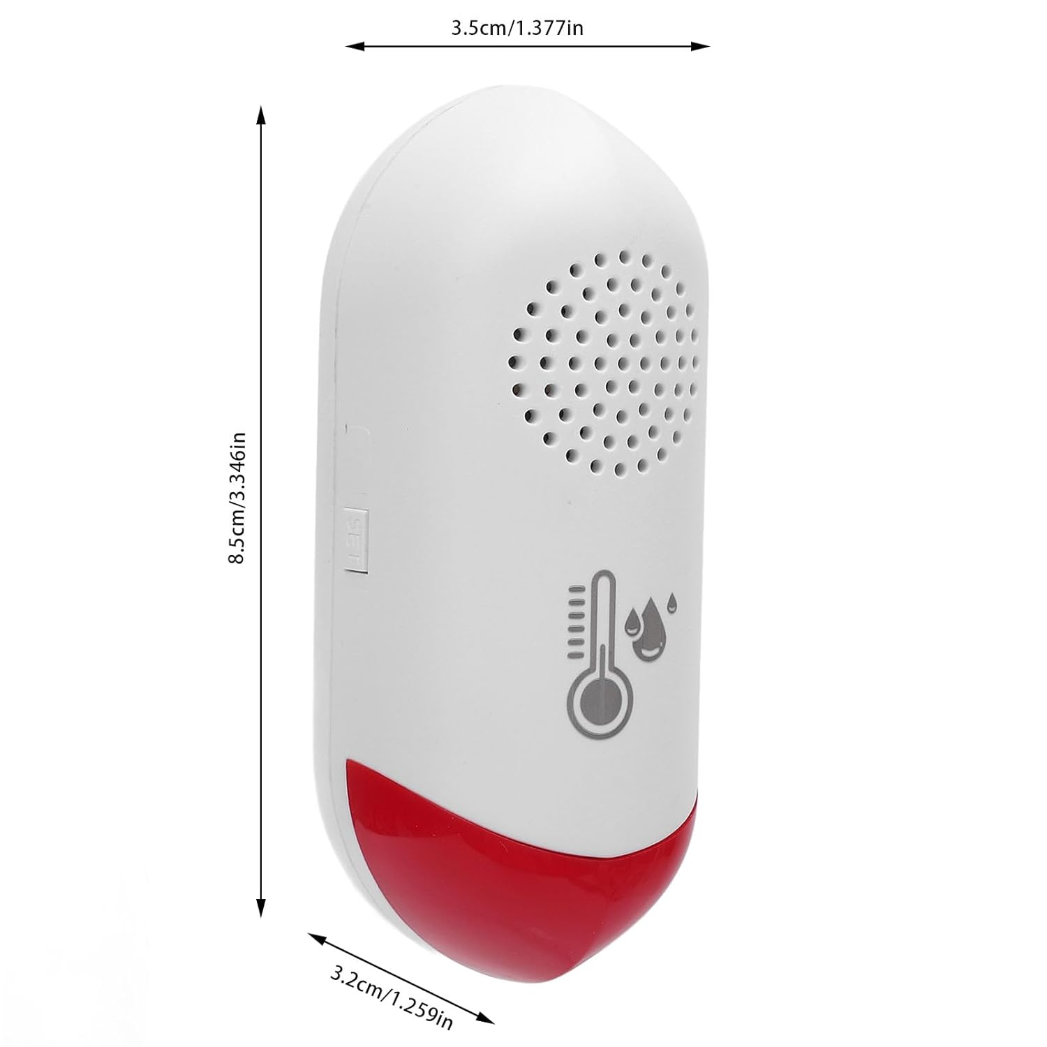 TOPINCN Digital Hygrometer Indoor Outdoor Thermometer with Smart Temperature Humidity Alarm, Real Time APP Push Notification, Wireless Fidelity Room Sensor for Home, Room