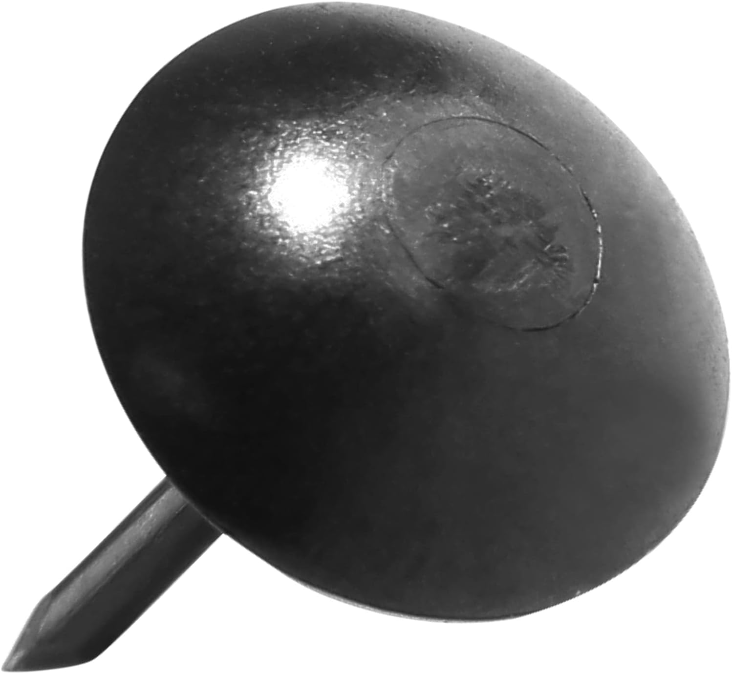 Piutouyar 200 Pcs Black Upholstery Tacks Antique Metal Thumb Tacks round Head Upholstery Pins for Upholstered Furniture Cork Board DIY Projects or Home Decor 9 X 13Mm image number 6