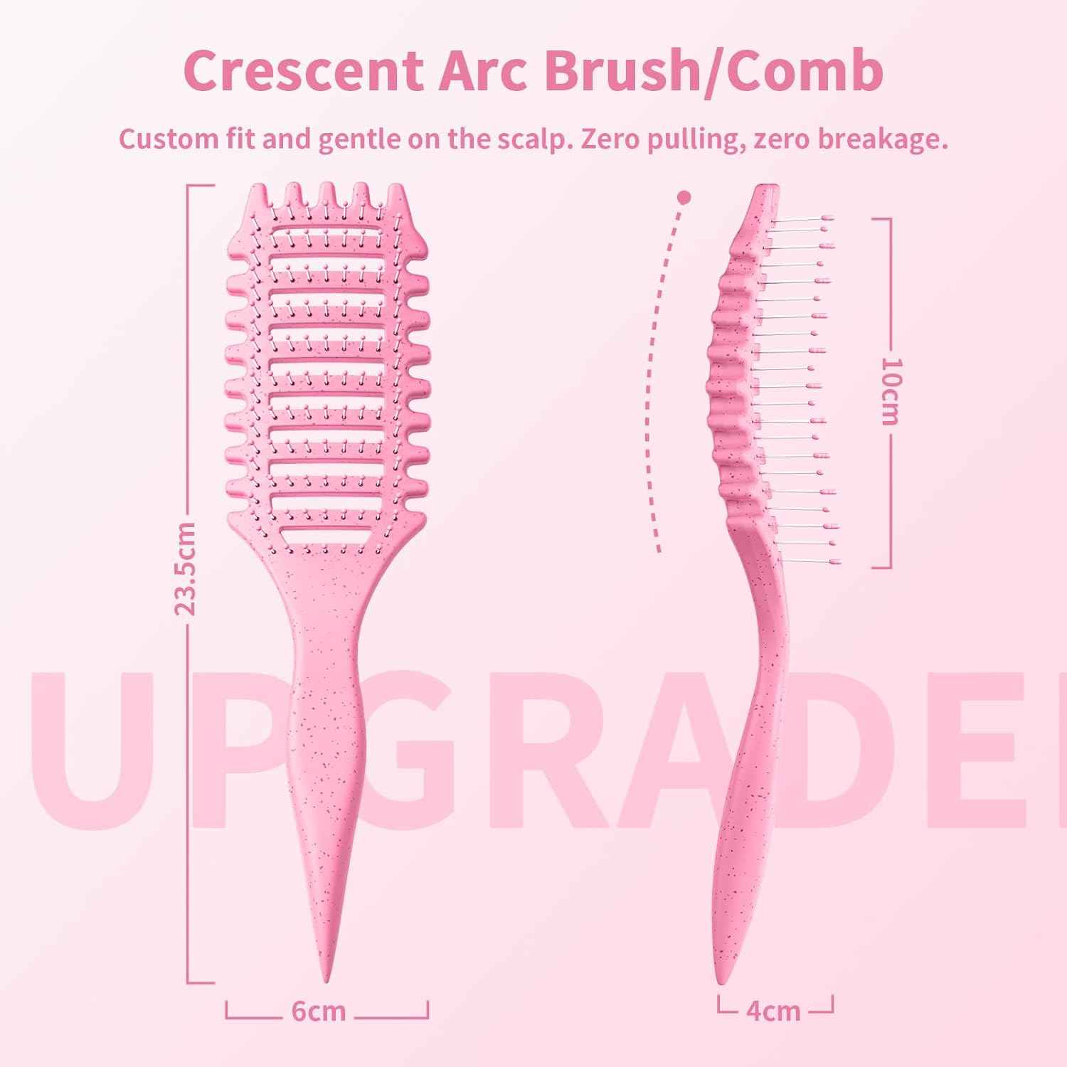 Hair Brush, Curl Hair Brush, Curl Brush, Styling Brush for Curly Hair, Straight, Fine, Wet and Long, Anti-Breakage for Women, Men and Children