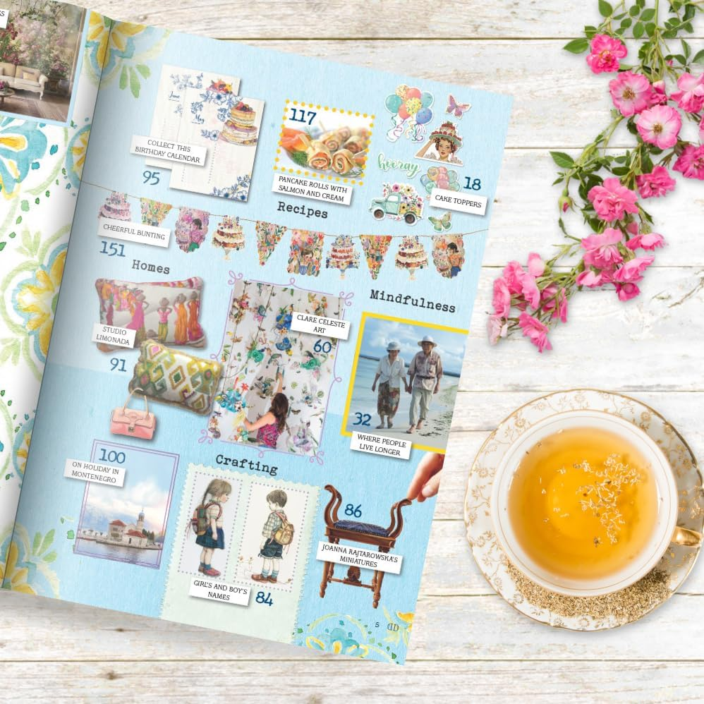 Daphne'S Diary Magazine #4 2024 (French) | Creative Crafts Workbook | Interactive Diary Magazine for Mindfulness, Colouring, Art, Cooking, Travel | Full of Creative Inspirations image number 2