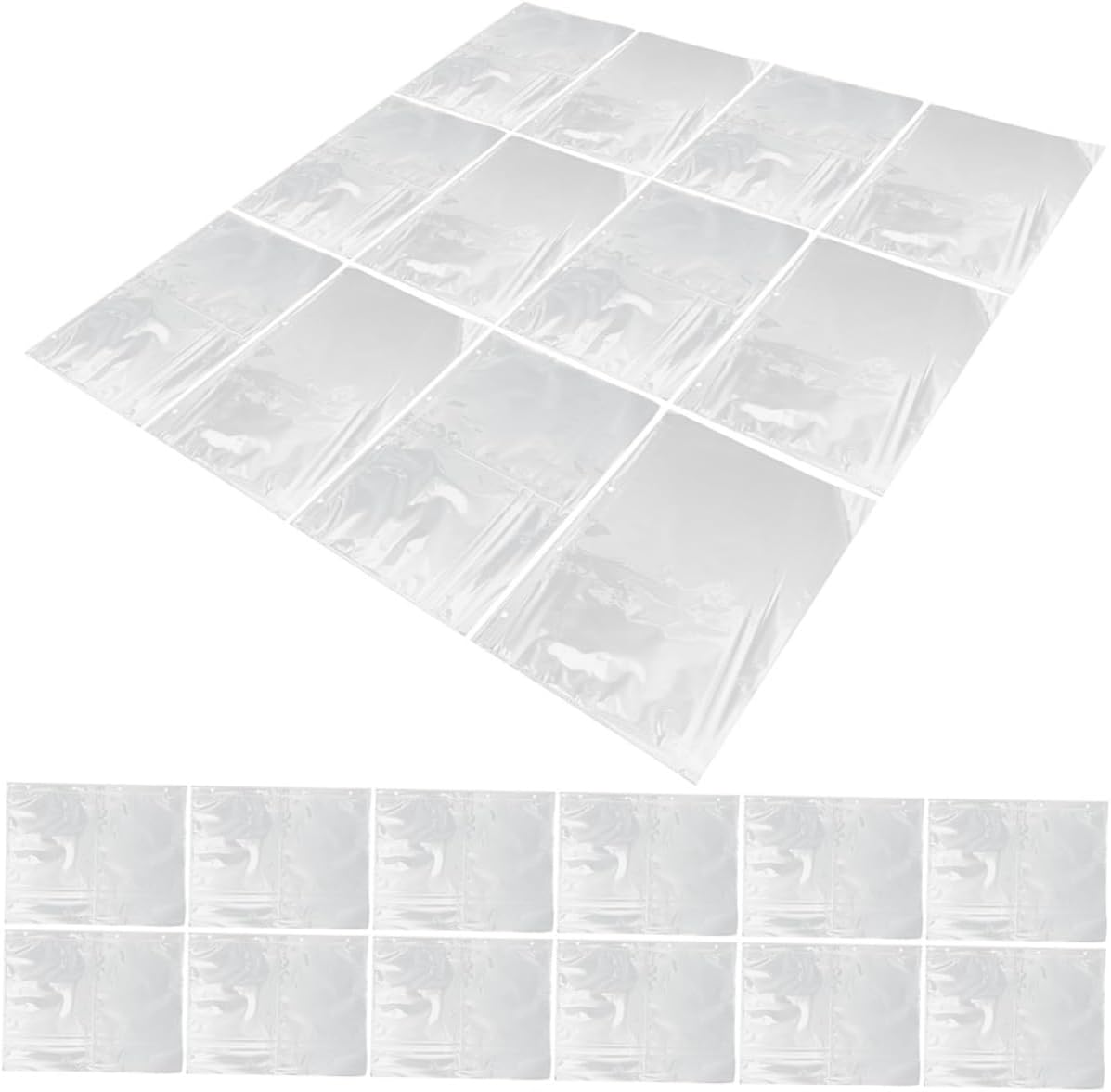 Parliky 50Pcs A4 Photo Album Pages 4-Hole Postcard Pockets Looseleaf Album for Photo Collector'S Sleeves image number 6